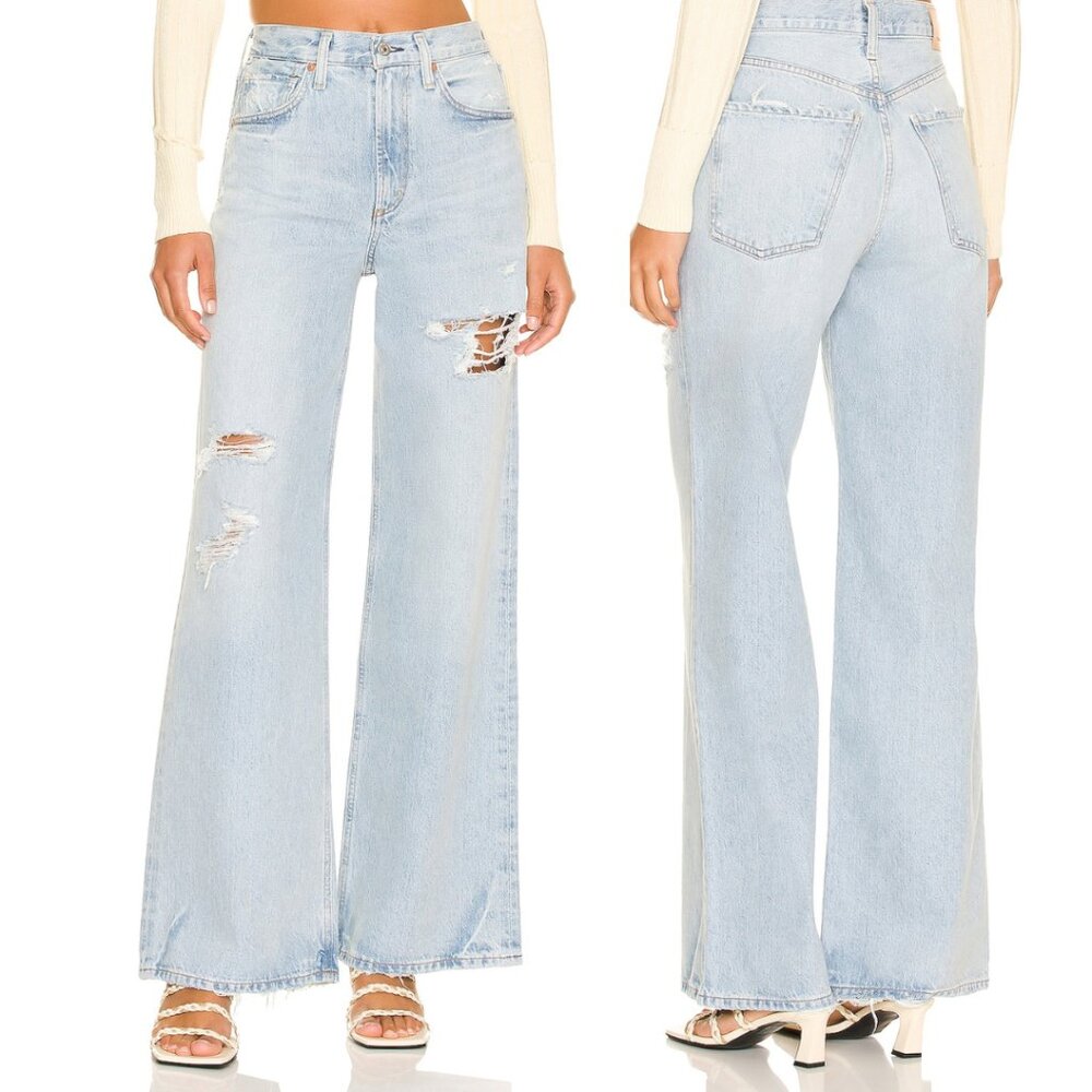 Citizens Of Humanity Light Blue Flare Jeans